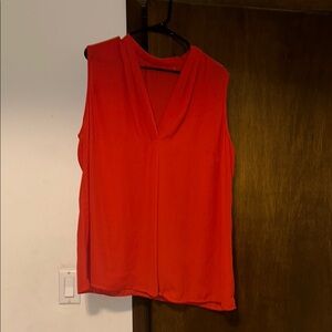 Women's Sleeveless Red Top